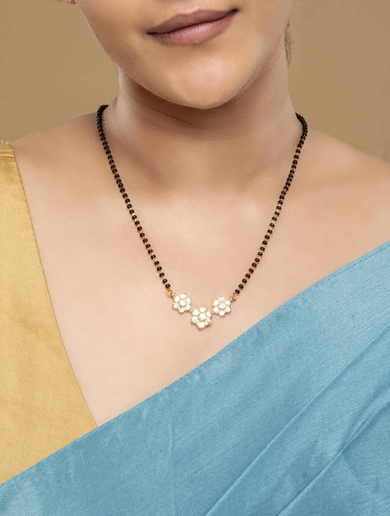 925 Silver Jyotismati Mangalsutra : CSM63
