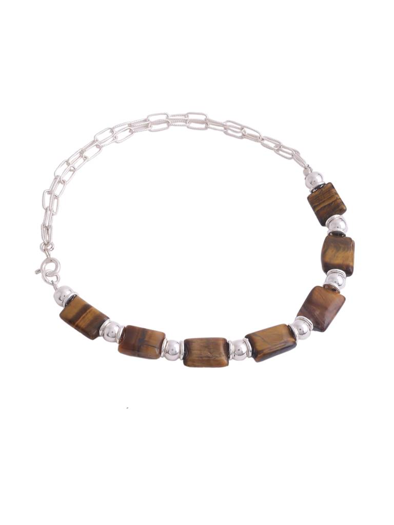 Kicky And Perky 925 Sterling Silver Beadline Anklets : SILANKB002