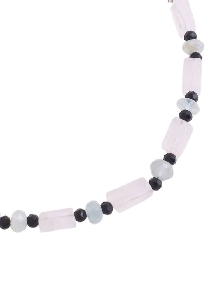 Kicky And Perky 925 Sterling Silver Triple Bead Chain Anklet : SILANKB005