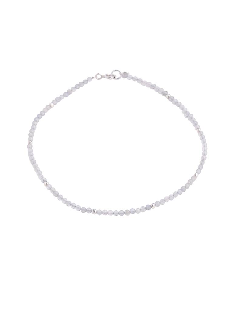 Kicky And Perky 925 Sterling Silver Beads & Strands Anklets : SILANKB009