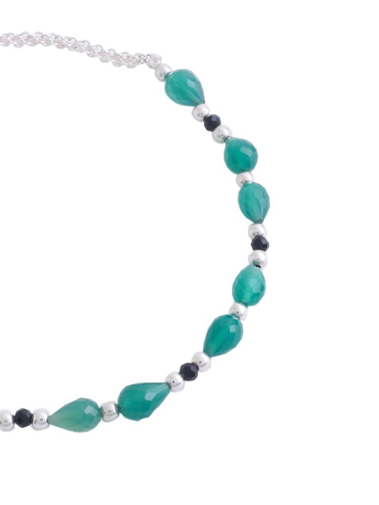 Kicky And Perky 925 Sterling Silver Silverleaf Anklets : SILANKB011