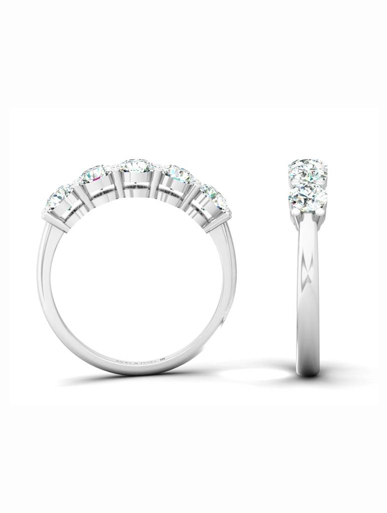 925 Sterling Silver Rhodium-Plated Finger Ring For Women-Silcgr005_W : SILCGR005_W_S-7