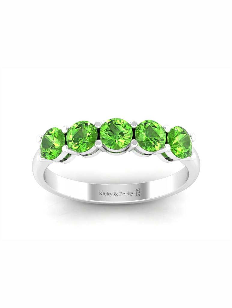 925 Sterling Silver Rhodium-Plated Finger Ring For Women-Silcgr006_Pr : SILCGR006_PR_S-7