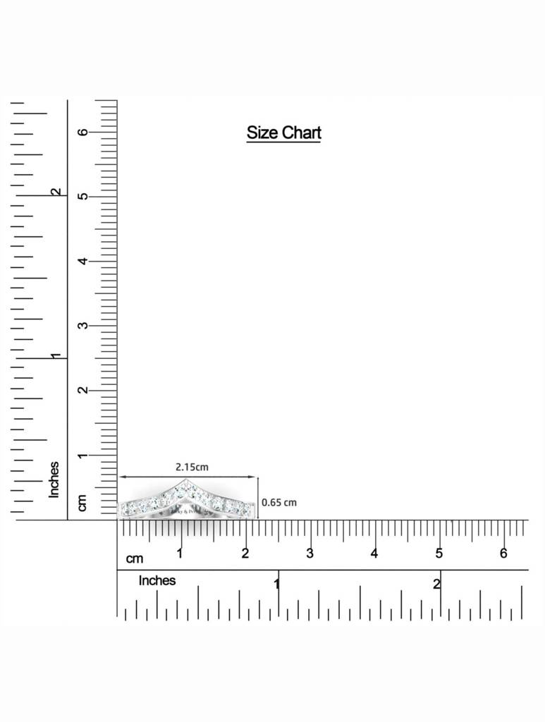 925 Sterling Silver Rhodium-Plated Finger Ring For Women-Silcgr010_W : SILCGR010_W_S-7