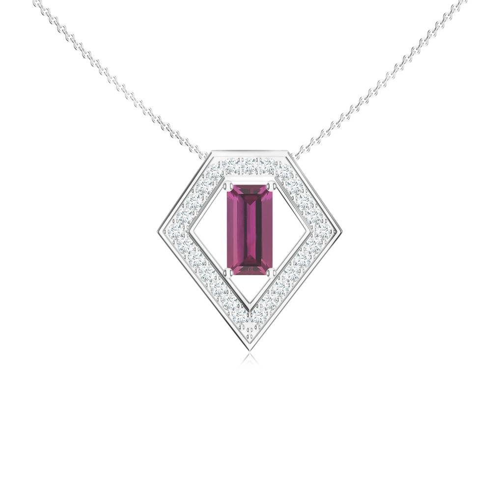Sterling Silver Rhodolite Garnet Circle Pendant Necklace Jewelry For Women : SILCOP006