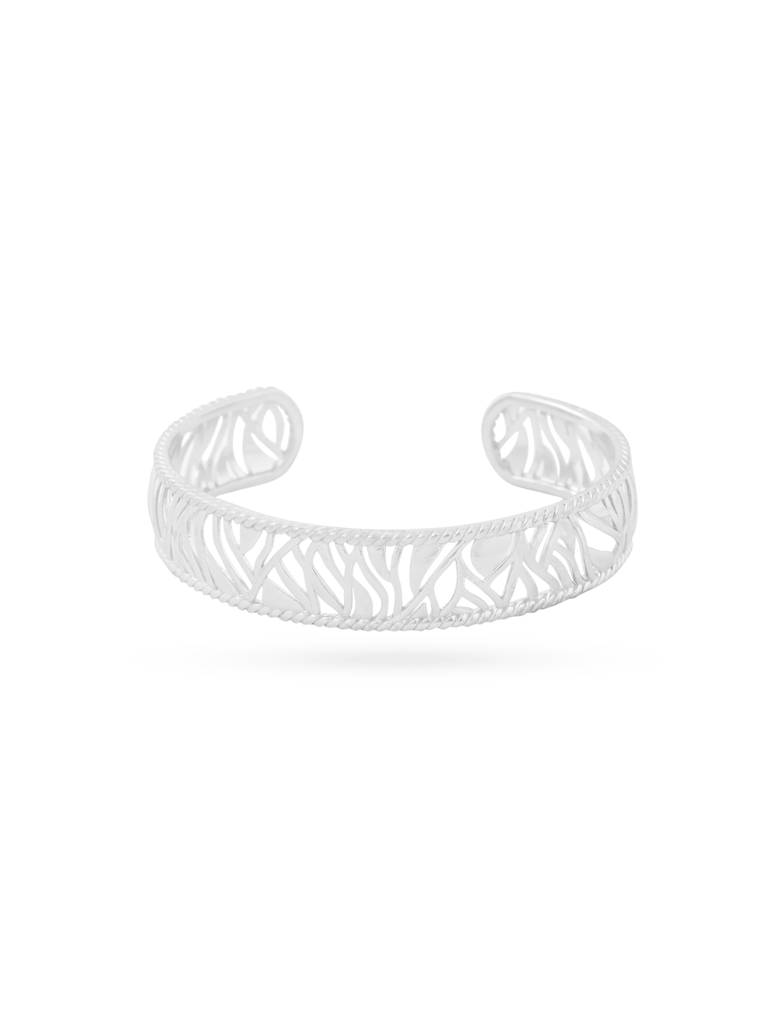 Kicky And Perky 925 Sterling Silver Cuff Bracelet For Women : SILGENB001