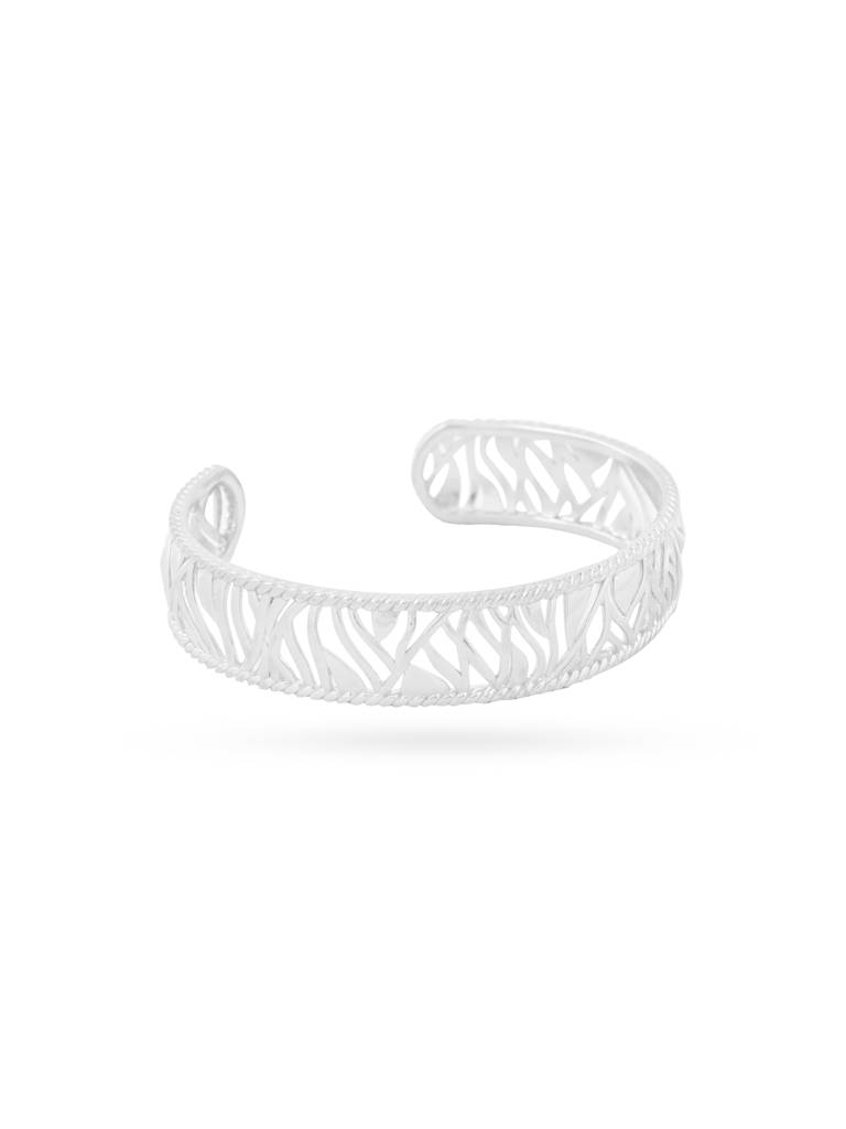 Kicky And Perky 925 Sterling Silver Cuff Bracelet For Women : SILGENB001