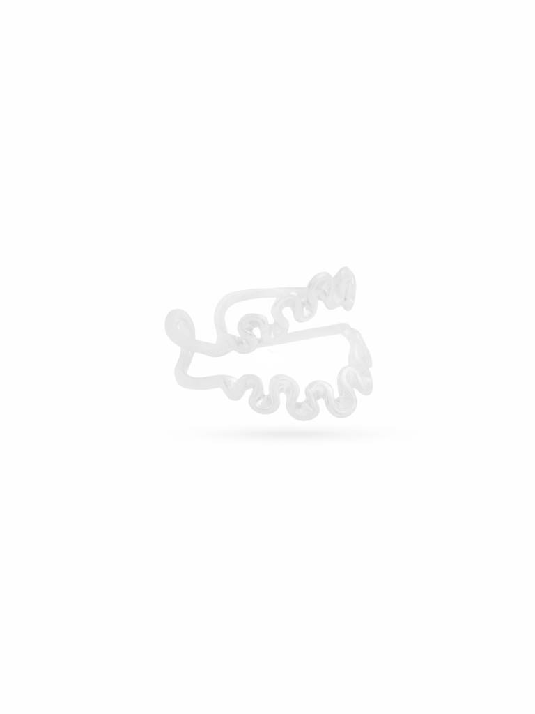 Kicky And Perky 925 Sterling Silver Abstract Adjustable Ring For Women : SILGENR005