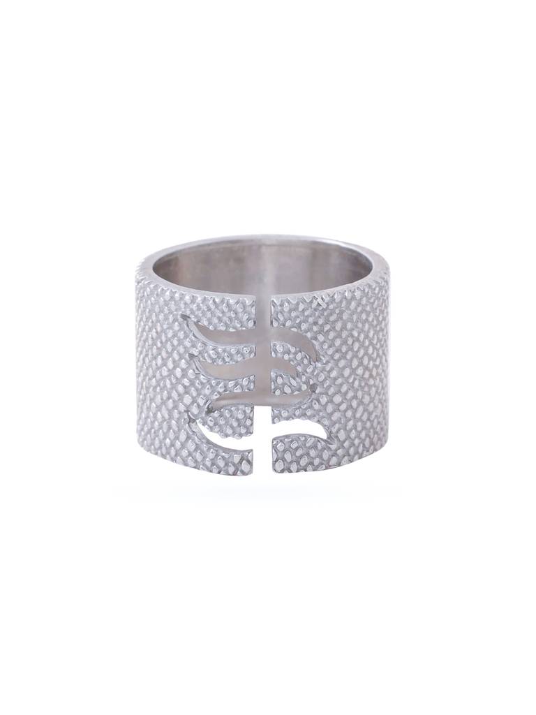Kicky And Perky 925 Sterling Silver Abstract Pattern Adjustable Ring For Women : SILGENR007