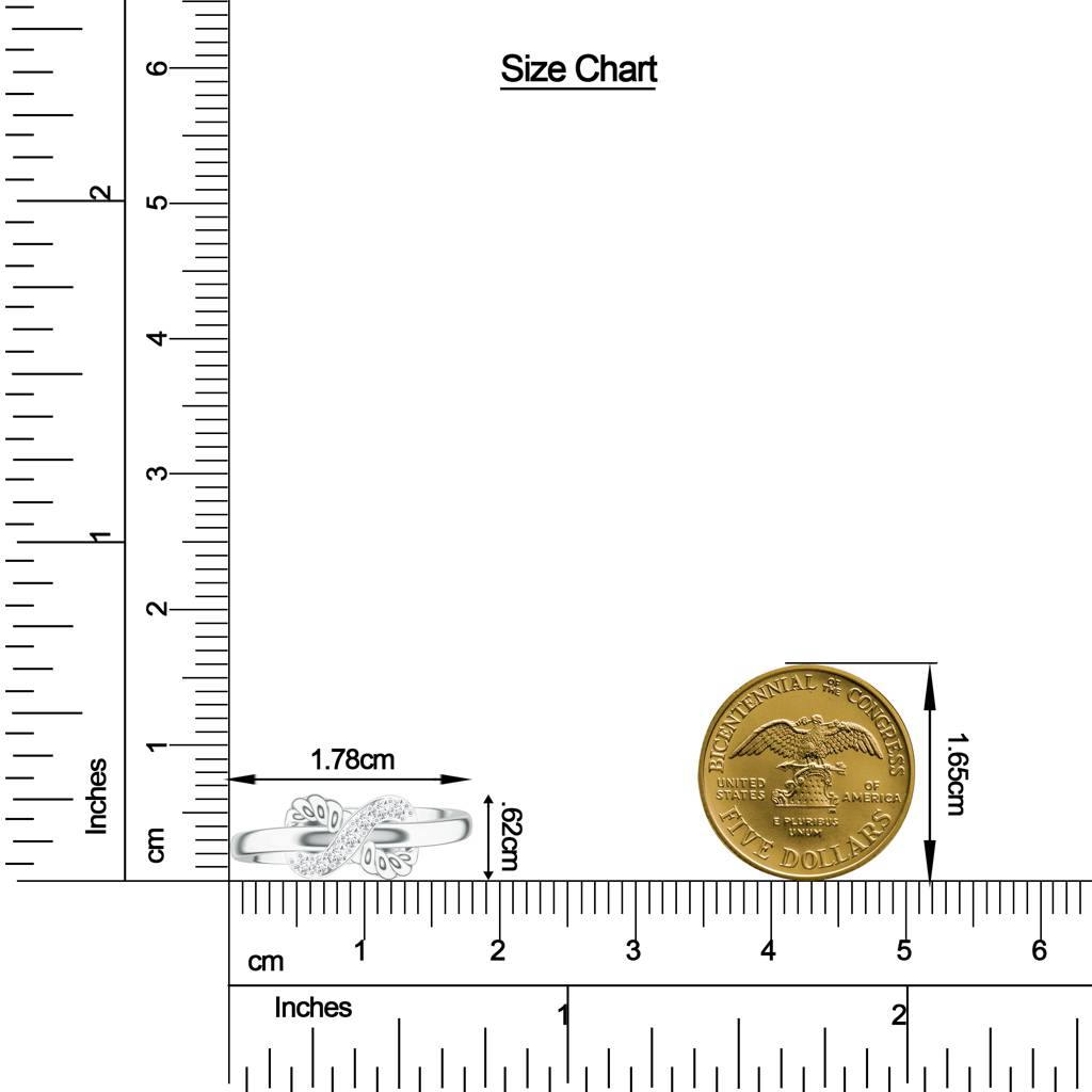 925 Sterling Silver Moissanite Toe Ring For Women-Silkctr002 : SILKCTR002