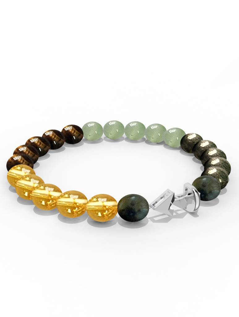 925 Sterling Silver Saggitarius Money Magnet Bracelet For Men : SILMENBR014