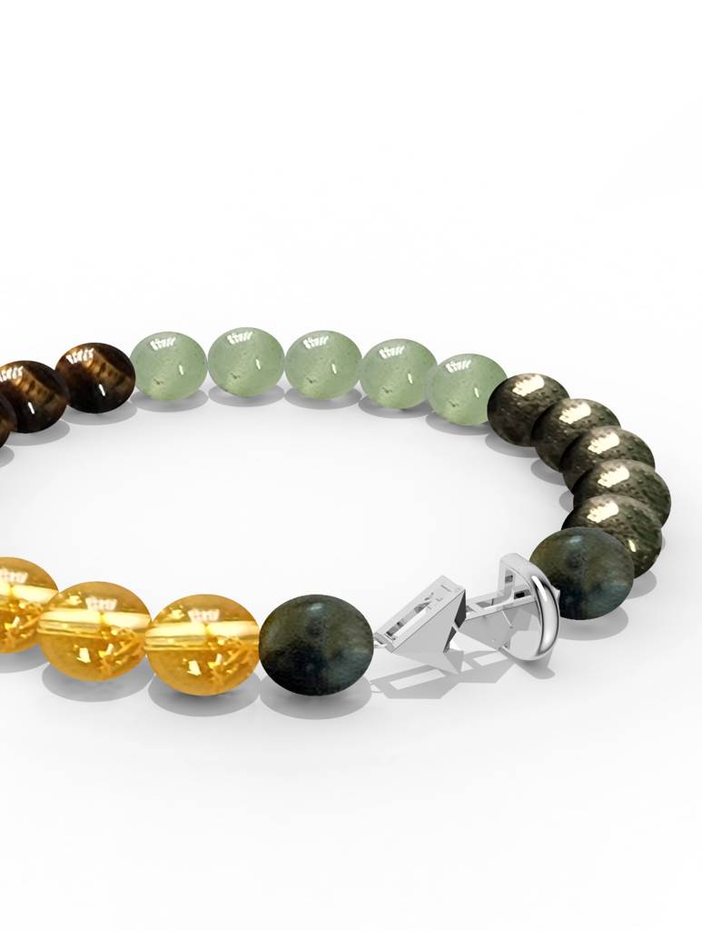 925 Sterling Silver Saggitarius Money Magnet Bracelet For Men : SILMENBR014