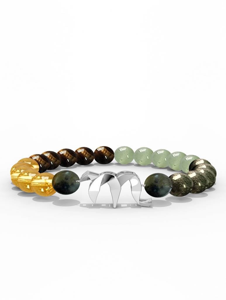 925 Sterling Silver Scorpio Money Magnet Bracelet For Men : SILMENBR024