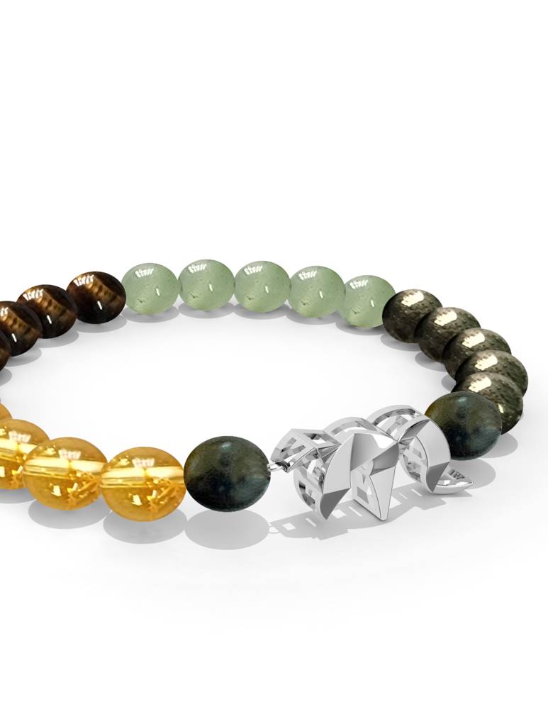 925 Sterling Silver Scorpio Money Magnet Bracelet For Men : SILMENBR024