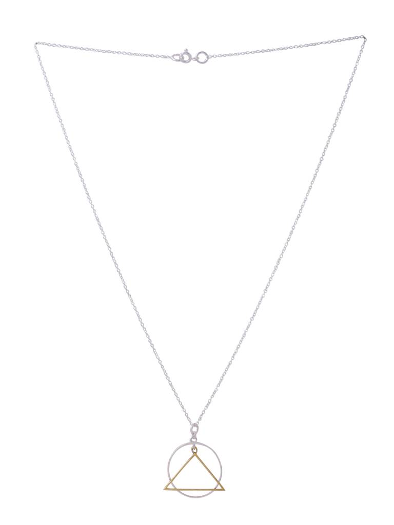 The Harmonic Vanguard Pendant With Chain For Men : SILMENP008