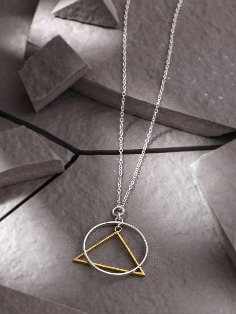 The Harmonic Vanguard Pendant With Chain For Men : SILMENP008