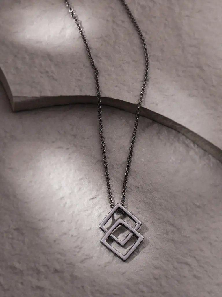 The Symphonic Fusion Pendant With Chain For Men : SILMENP014