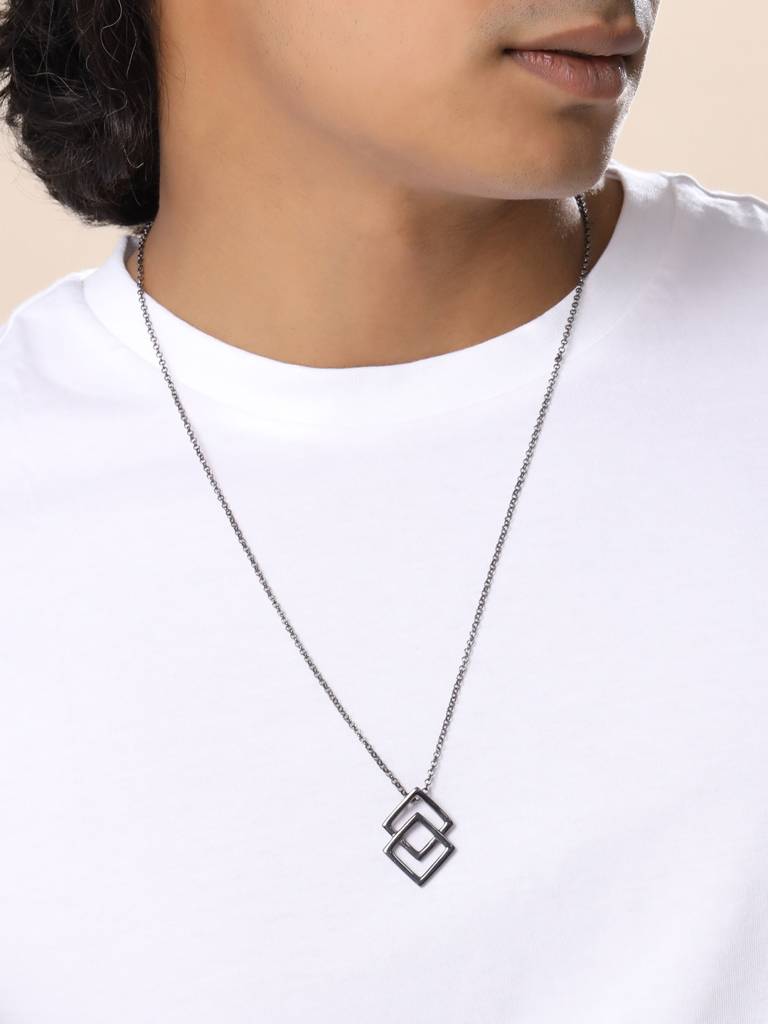 The Symphonic Fusion Pendant With Chain For Men : SILMENP014