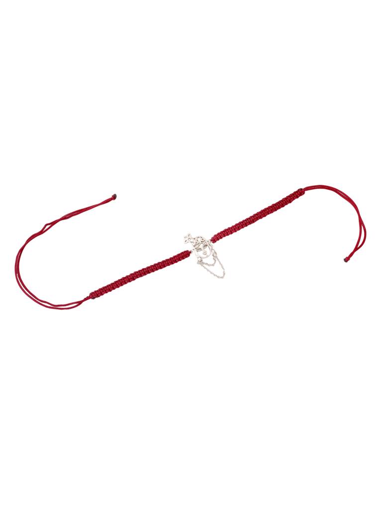 Kicky And Perky 925 Sterling Silver Shri Nath Ji Rakhi For Brother : SILRAK004
