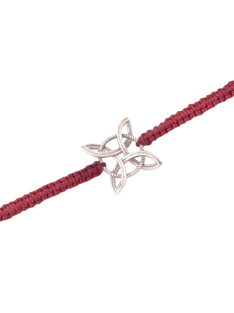 Kicky And Perky 925 Sterling Silver Celtic Knot Rakhi For Brother : SILRAK018