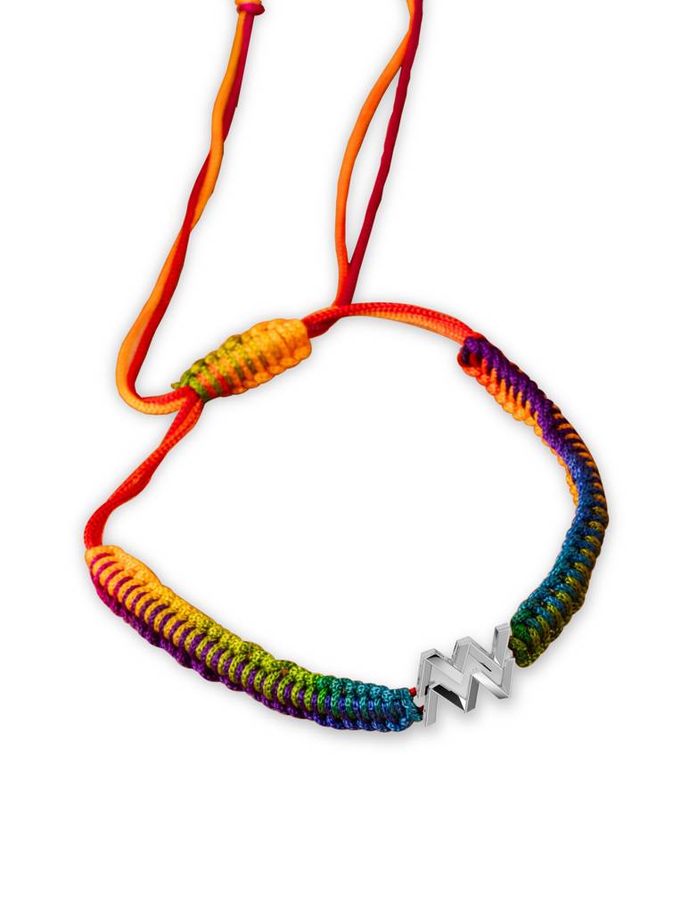 925 Sterling Silver Aquarius Rakhi : SILRAK088