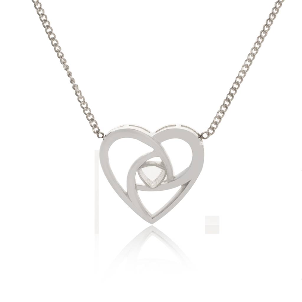 Kicky And Perky 925 Sterling Silver Heart Shape Pendant With Chain For Women : SILVALP005