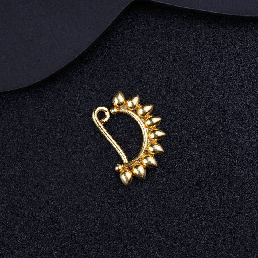 Petals Nath Gold Plated (Left) : Petals_Nath_Left_clipon_goldplated