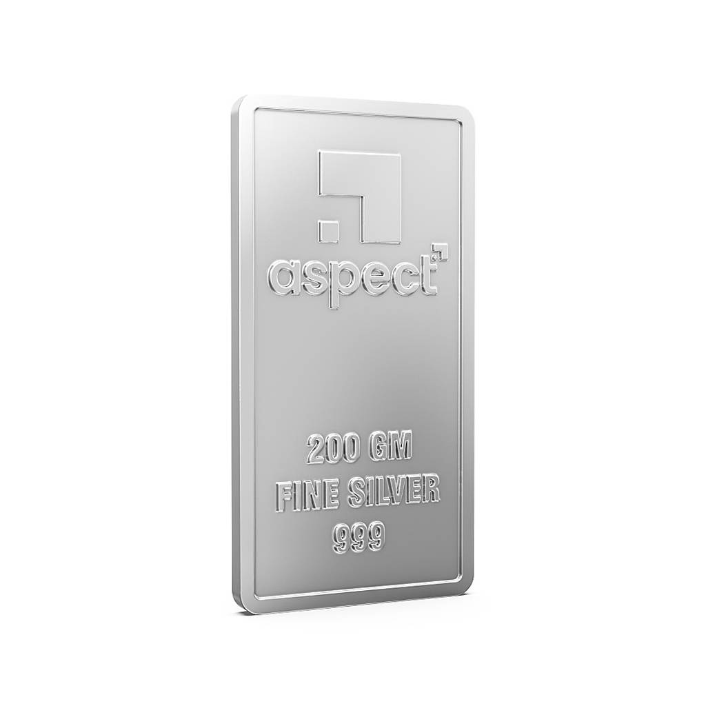 200 Gm Kalpvruksha Silver Bar Pure 999 : ASB200GMKALP999
