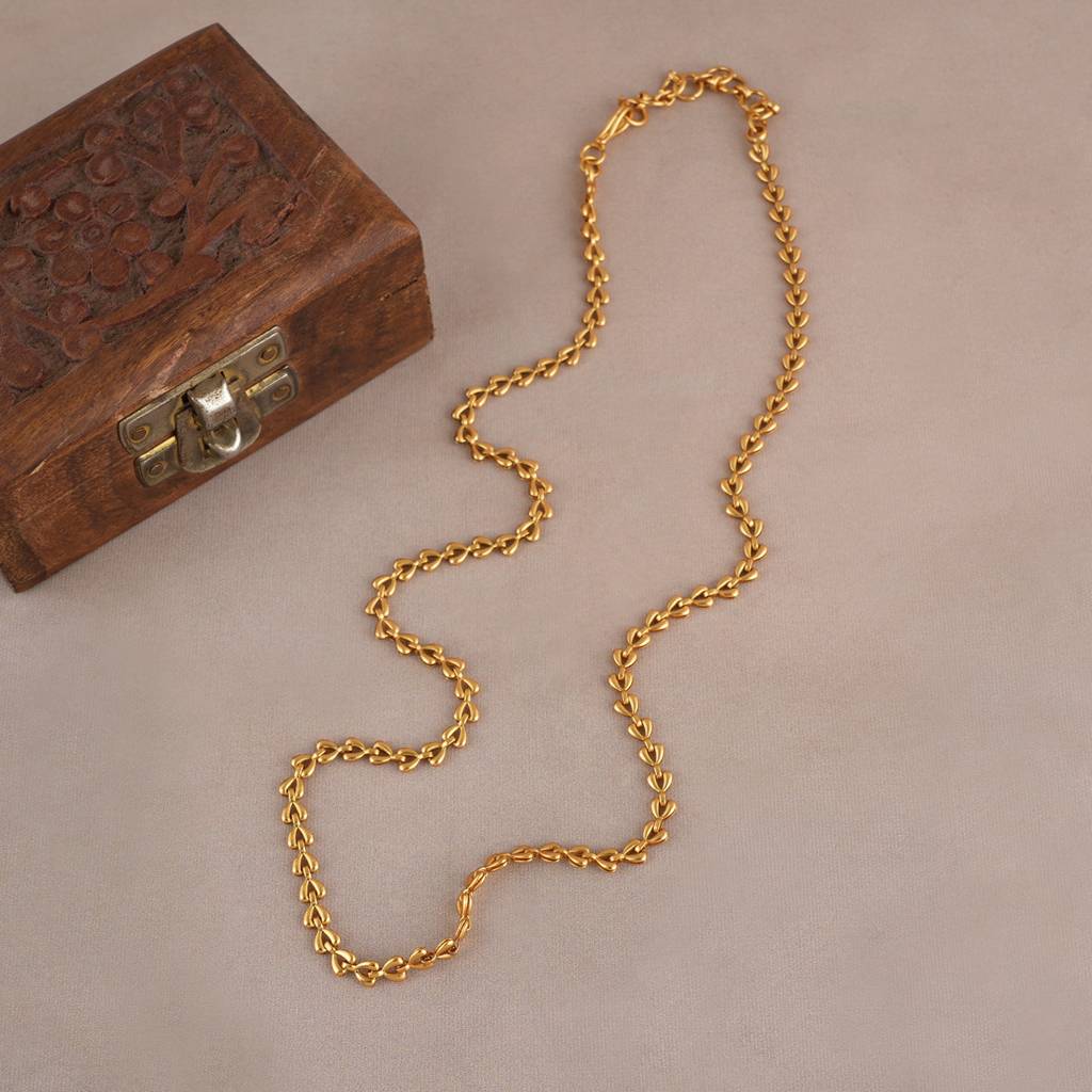 Beautiful Plain Sleek Chain For Women : SJ640