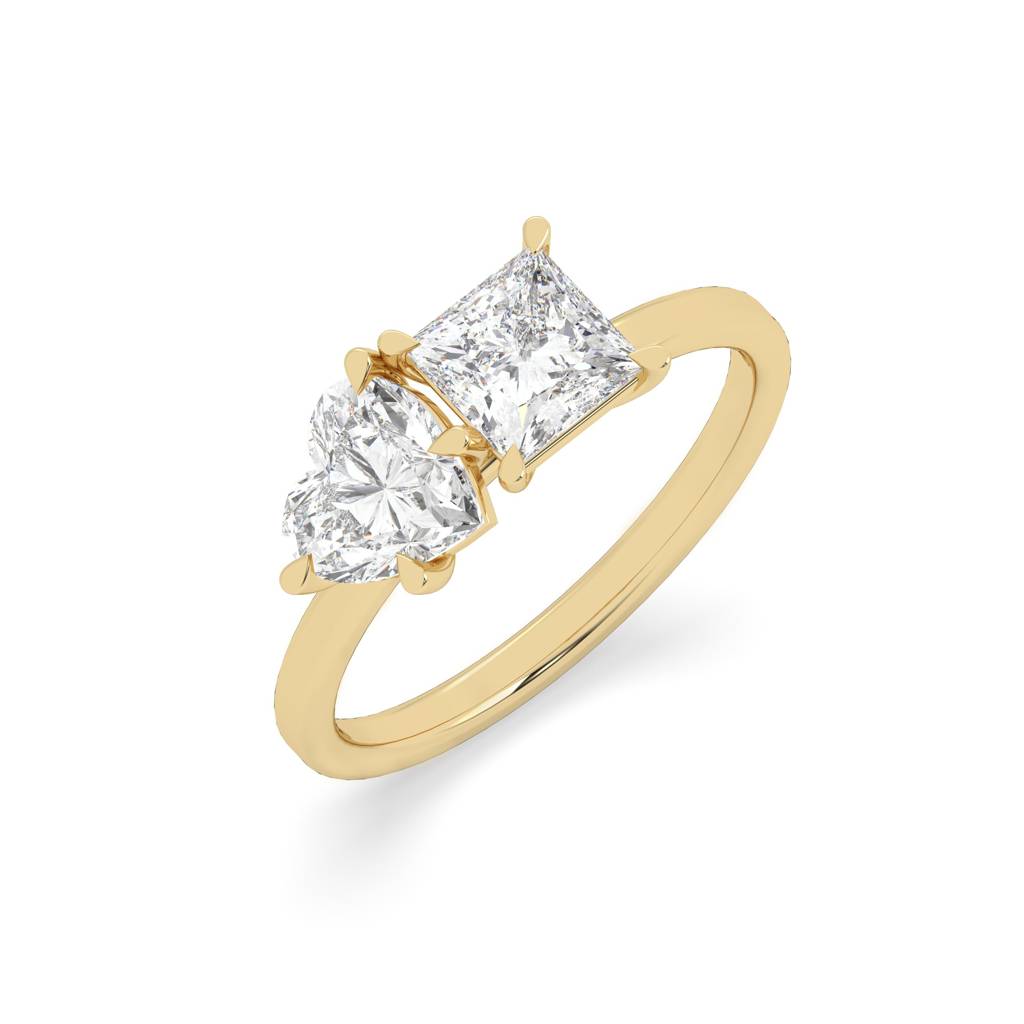 Heart & Princess Toi Et Moi Ring : SFJ0924LR-048