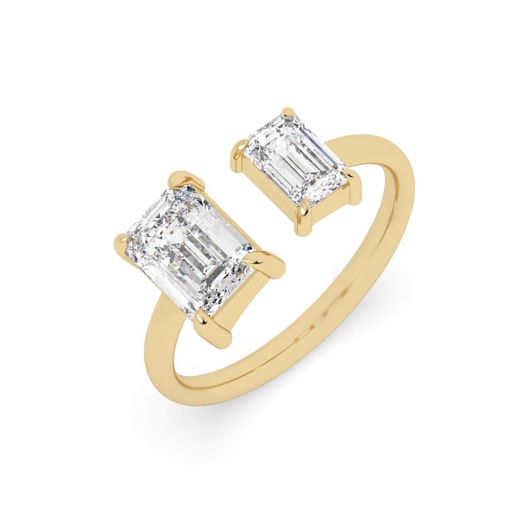 Zyra Emerald Twin Ring : SFJ0924LR-062