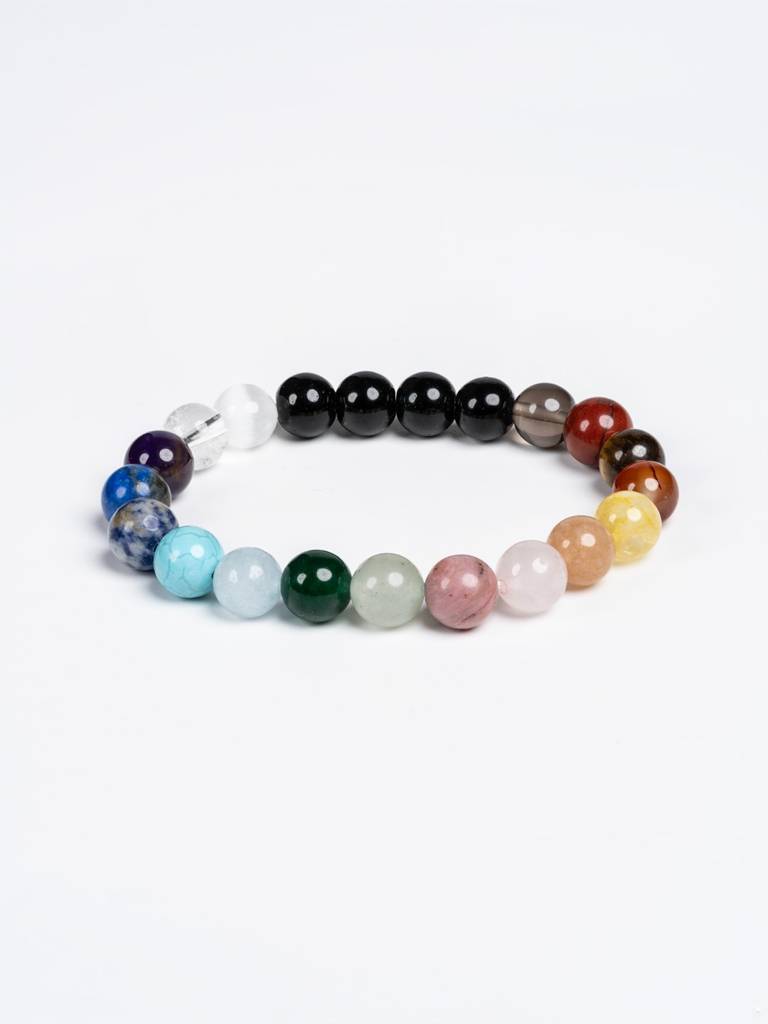 Spiritual 7 Chakra Bracelet : LAABL118-65-S