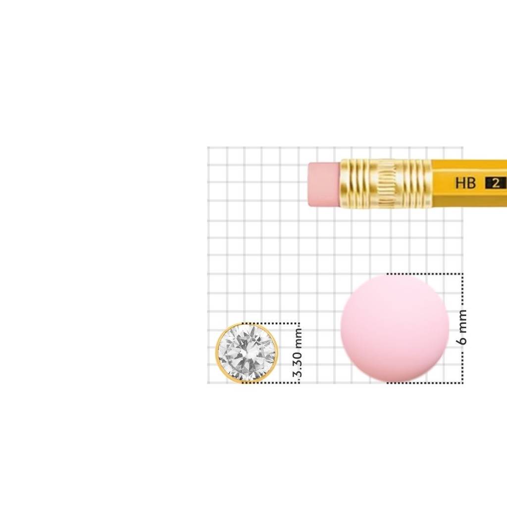 Yuvora 18K Yellow Gold Amber Dawn Nose Pin For Women | Screw Back Closure | Bis Hallmarked | Pure Gol : SSNP1006-KT-3W-18YG-OS