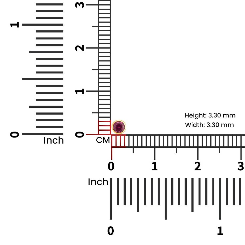 Yuvora 18K Yellow Gold Amber Dawn Nose Pin For Women | Screw Back Closure | Bis Hallmarked | Pure Gol : SSNP1007-KT-3R-18YG-OS