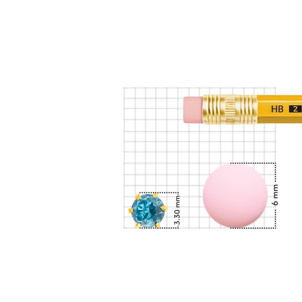 Yuvora 18K Yellow Gold Gold Radiance Nose Pin For Women | Screw Back Closure | Bis Hallmarked | Pure : SSNP1009-RJ-3SB-18YG-OS