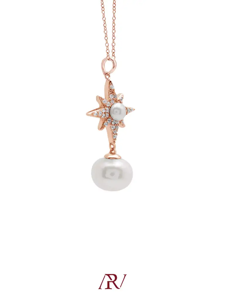 Starlight Pearl Necklace : ARV-NK-026