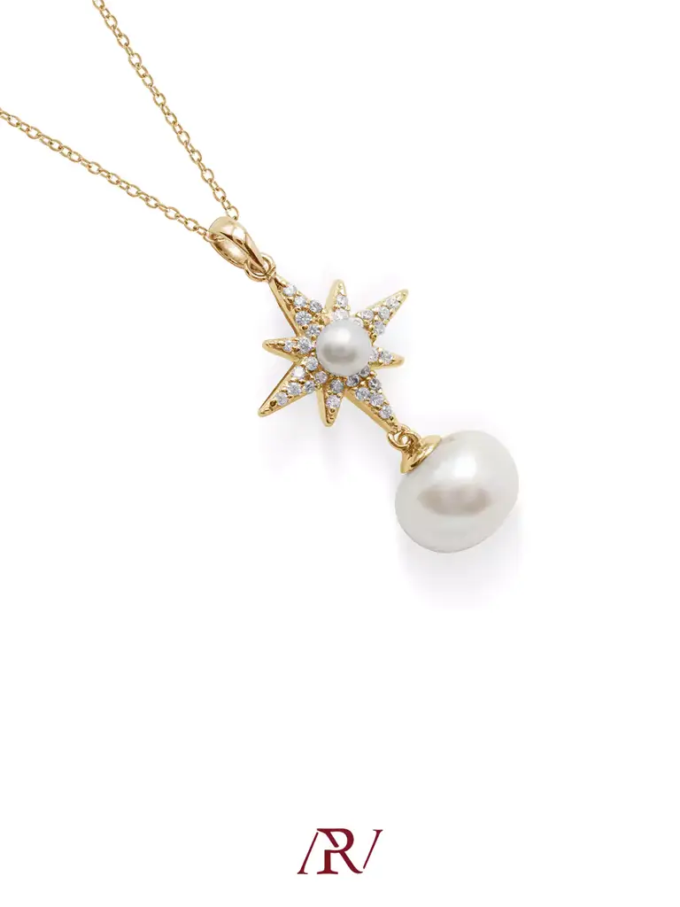 Starlight Pearl Necklace : ARV-NK-026