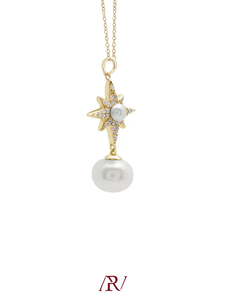 Starlight Pearl Necklace : ARV-NK-026