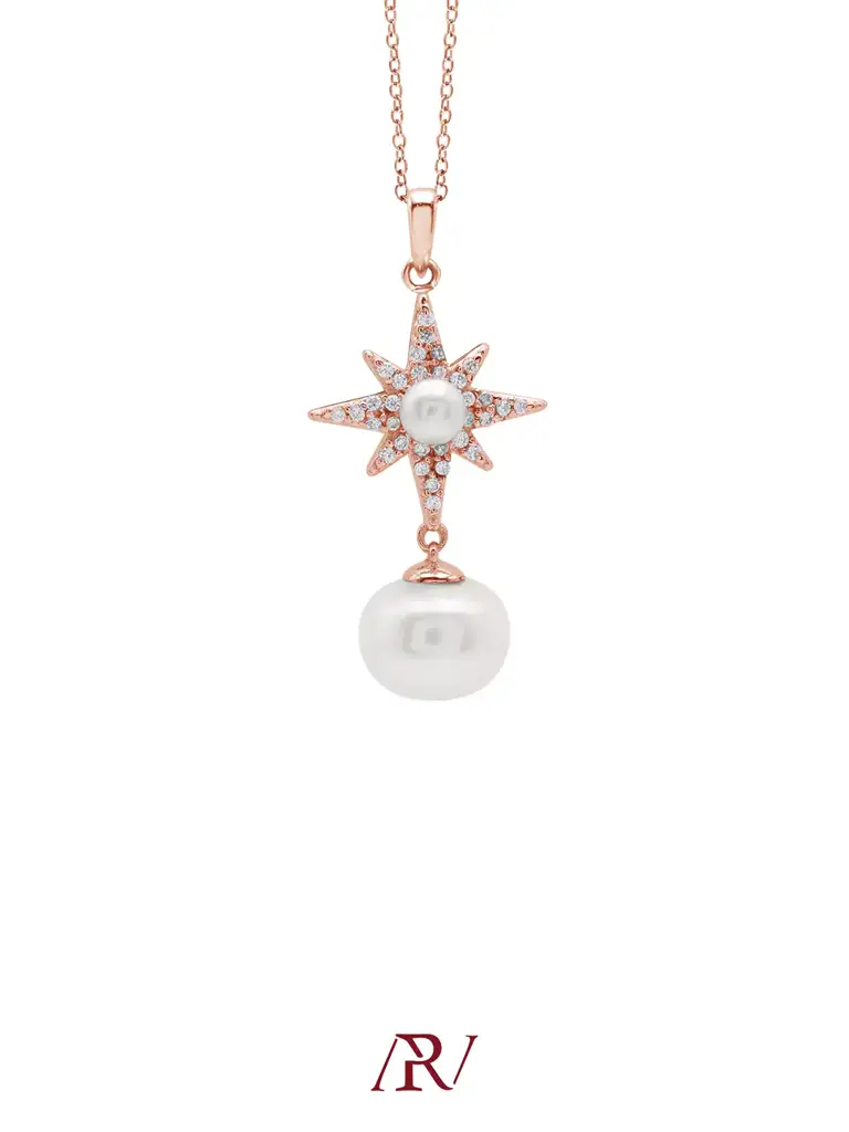 Starlight Pearl Necklace : ARV-NK-026