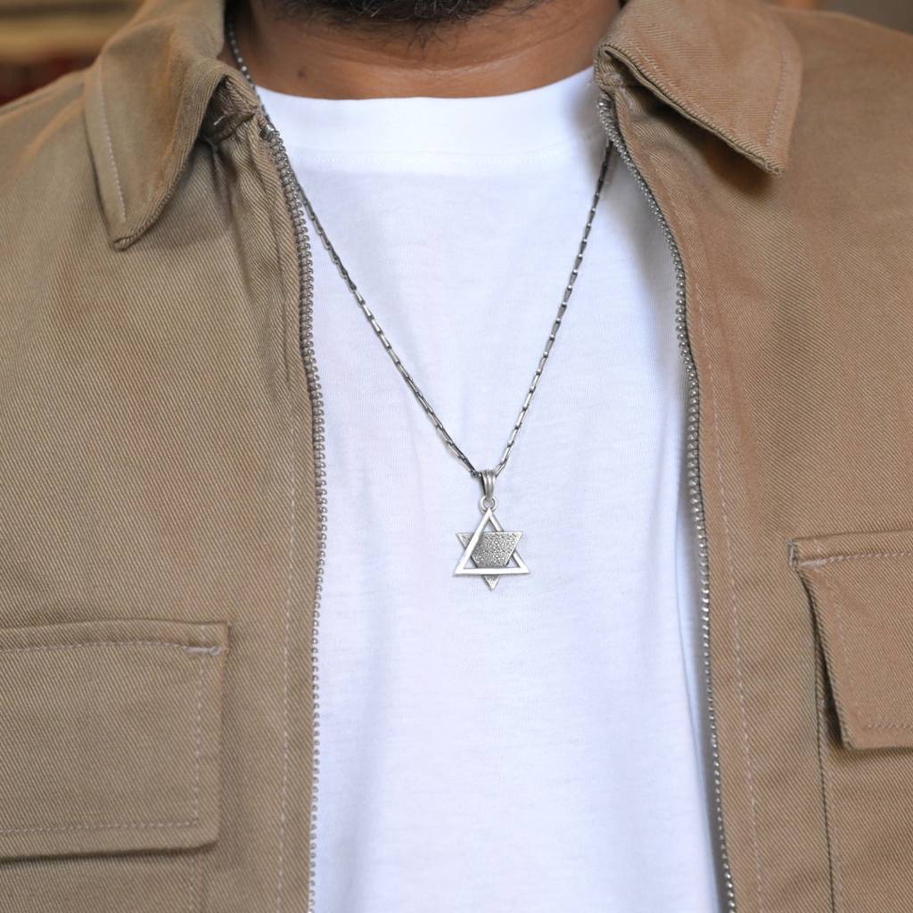 Stellar Fusion Silver Pendant : ZV-PEN-SF-003