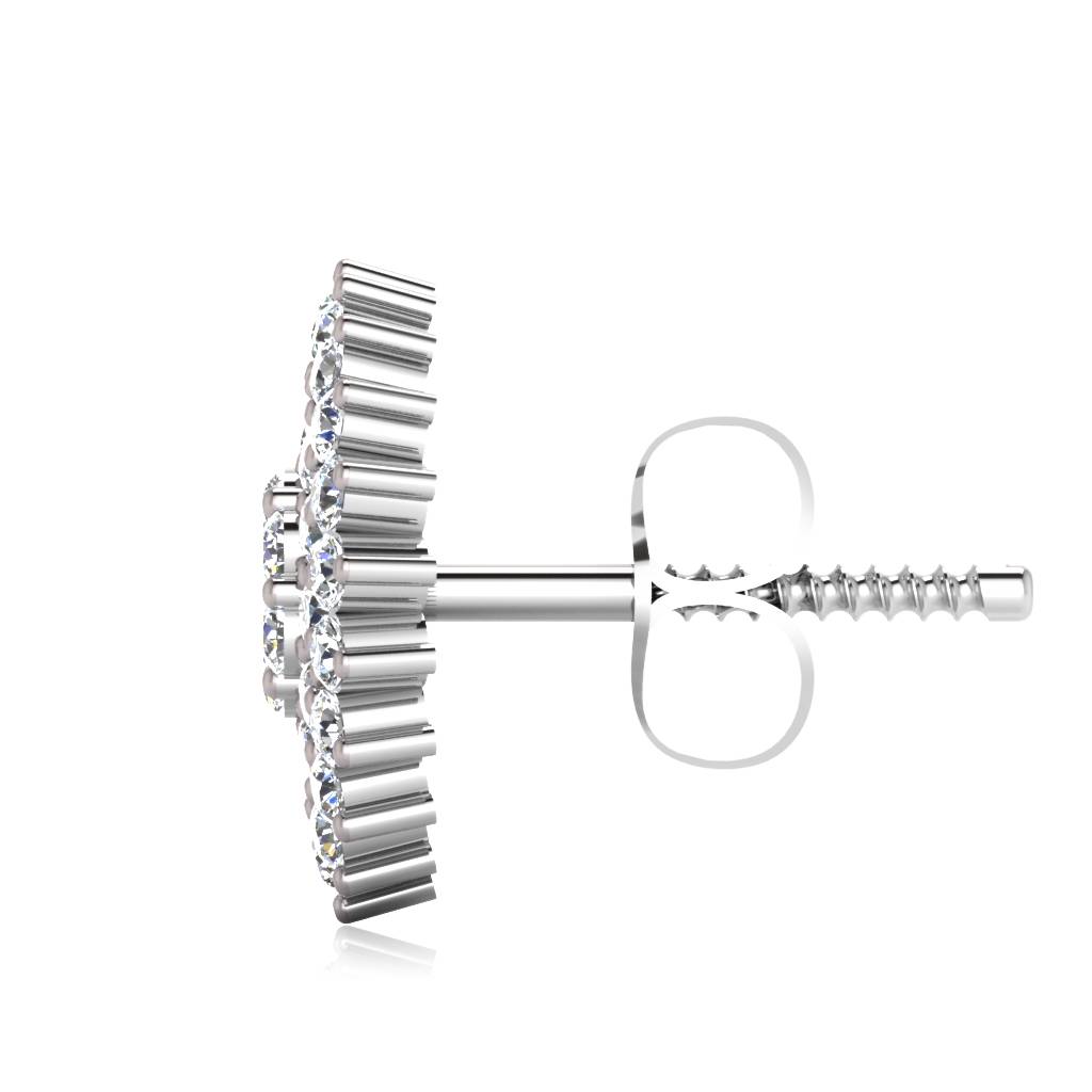 Iski Uski 925 Sterling Silver Aglow Stud Earrings