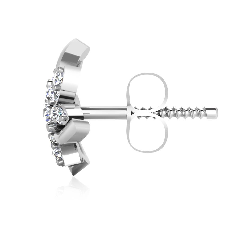 Iski Uski 925 Sterling Silver Dioria Stud Earrings