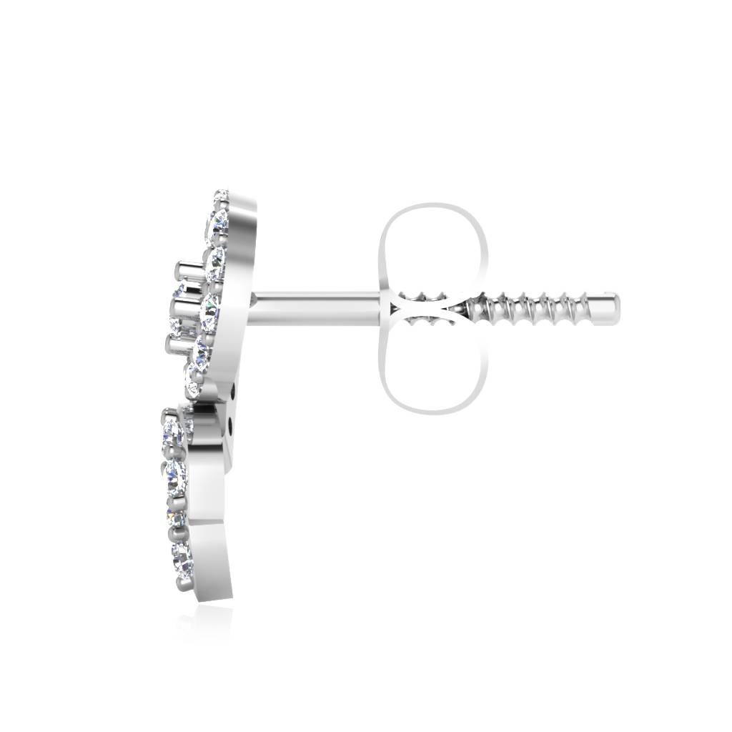 Iski Uski 925 Sterling Silver Majestic Stud Earrings