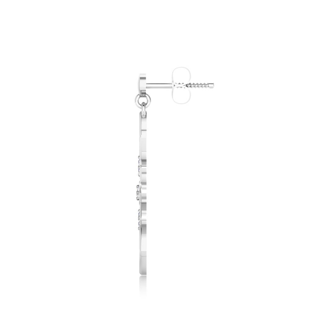 Iski Uski 925 Sterling Silver Majestic Sun Drop Earrings