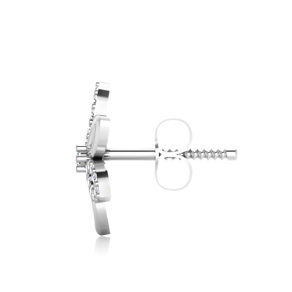 Iski Uski 925 Sterling Silver Bina Stud Earrings