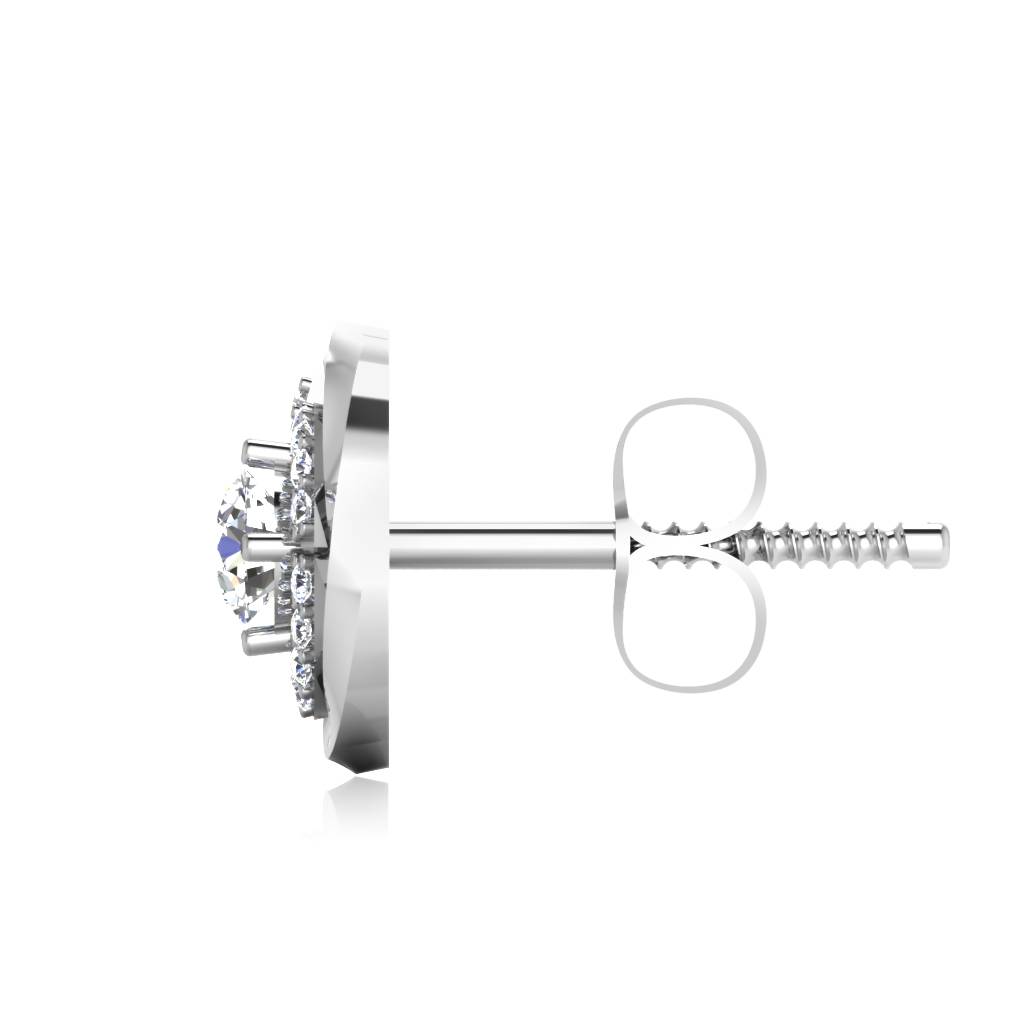 Iski Uski 925 Sterling Silver Fauna Classic Stud Earrings