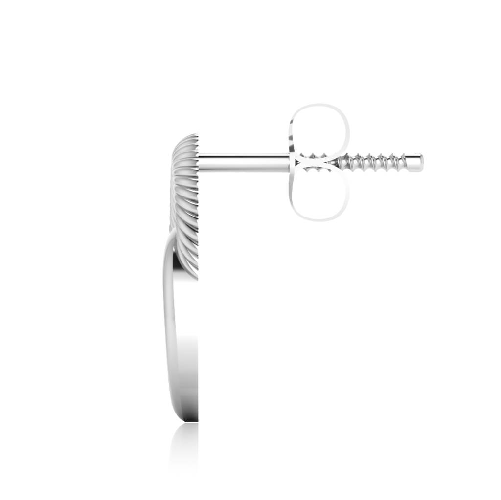Iski Uski 925 Sterling Silver Pretty Silver Stud Earrings