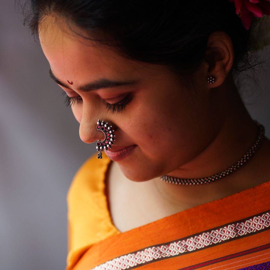 Karwar Nath : Pink (Left) : Karwar_nath_pink_left_Clip_on