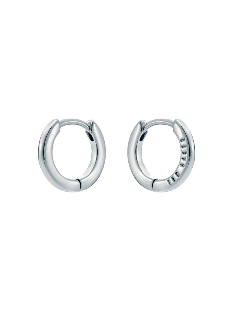Crislie: Logo Hoop Earrings (12Mm) : TBJ3746-01-03
