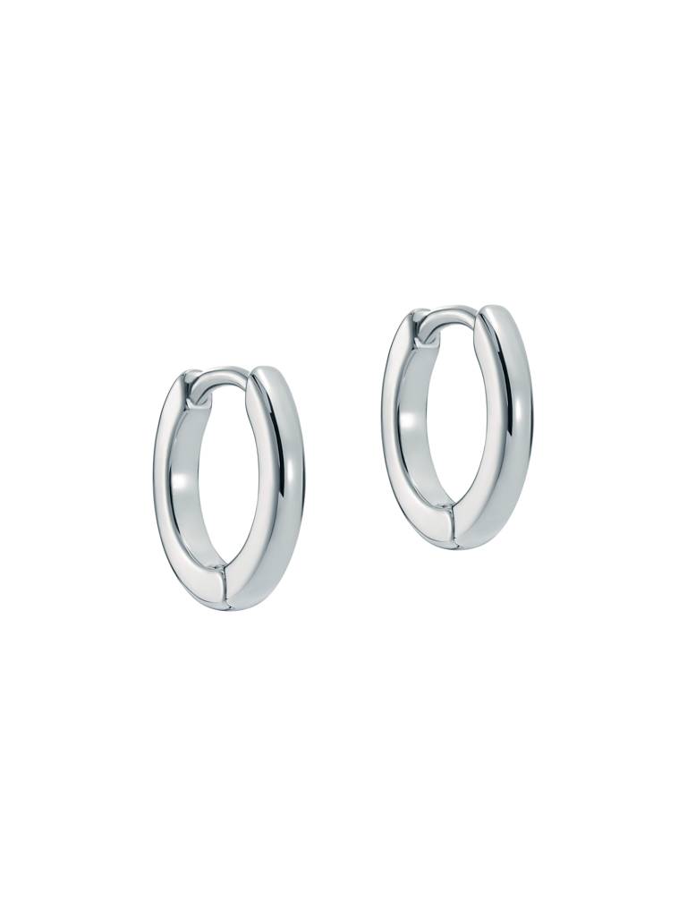 Crislie: Logo Hoop Earrings (12Mm) : TBJ3746-01-03